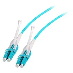 EFB DJP-LCLCOM3-UNI-1 Duplex Jumper LC-LC, OM3, 1m, mit Push/Pull Tab, austauschbare Polarität DJPLCLCOM3UNI1