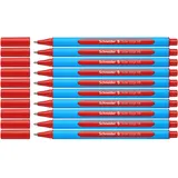 Schneider Slider Edge hellblau/rot, Schreibfarbe: rot, 10 St.
