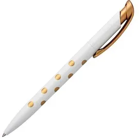 Herlitz Kugelschreiber Pure Glam Weiß/Gold Blau 1 St.