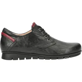 THINK! MENSCHA chromfrei gegerbte nachhaltige Halbschuhe, SCHWARZ/KOMBI 0000