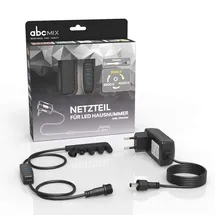 longlifeled gmbh Steckernetzteil mit Dimmer & Lichtfarbenschalter für bis zu 4 LED Hausnummern 24w 12v