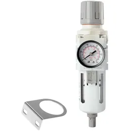 STAHLWERK Wasserabscheider Wartungseinheit Druckluft Druckregler 10,5 bar 1/4\""