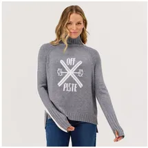 KRIMSON KLOVER Strickpullover Off-Piste Turtleneck in heather grey | Gr.: L