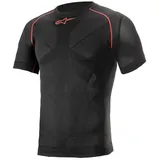 Alpinestars Ride Tech V2 Summer Kurzarm-baselayer - Black / Red - M-L