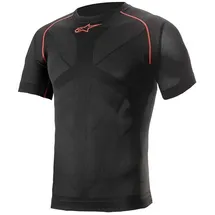 Alpinestars Ride Tech V2 Summer Kurzarm-baselayer - Black / Red - M-L