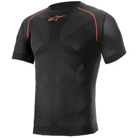 Alpinestars Ride Tech V2 Summer Kurzarm-baselayer - Black / Red - M-L