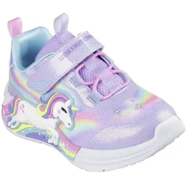 SKECHERS Unicorn Chaser N Lavender Sparkle Mesh / Multi Trim 23