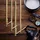 Relaxdays Bodenanker 4er Set Gold