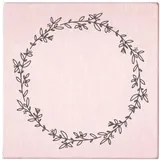 may & berry May and Berry Holzstempel Kranz 45x45mm,