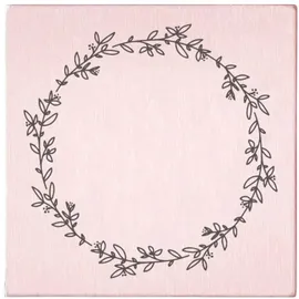 may & berry May and Berry Holzstempel Kranz 45x45mm,