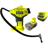 Ryobi R18PI-115 Akku Handkompressor 18 V 10,3 bar + 1x Akku 1,5 Ah + Ladegerät