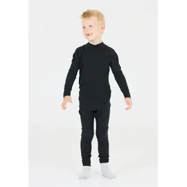 ZigZag Funktionsshirt "Funktionswäsche-Set Panda", Mädchen, Gr. 104, schwarz, 95% Viskose, 5% Elasthan, unifarben, normal, Shirts Funktionsshirt, mit hohem Tragekomfort