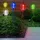 Harms Import LED Gartendeko LED Solar Lampen, Luftballons bunt, Led, Dxh 8,5 x 60 cm, 5er Set