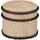 Relaxdays Türstopper Holzoptik Hellbraun 10 x 9 x 9 cm