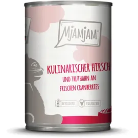 MjAMjAM Hirsch und Truthahn an frischen Cranberries 6 x 400 g