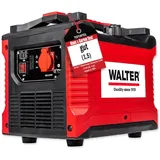 Walter Inverter Stromerzeuger 1000W, Benzin Notstromaggregat, ideal für Camping Reise Garage Wohnwagen Baustelle, WWS-IGS1000