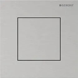 Geberit Typ 40 Urinal-Steuerung 116217FW1 pneumatisch, Square, gebürstet, easy-to-clean-beschichtet