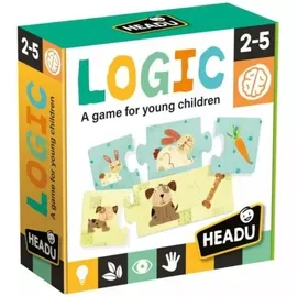Headu Logik-Puzzle: Matching-Spiel, Lernspiele und Puzzles, Alter 2–5 Jahre