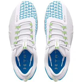 Under Armour Damen Fitnessschuhe UA W Tribase Reign 6 White / Horizon Blue / Morph Green - EU 40 1/2