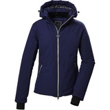 KILLTEC Damen Skijacke/Funktionsjacke mit abzippbarer Kapuze und Schneefang KSW 104 WMN SKI JCKT, midnight, 44,