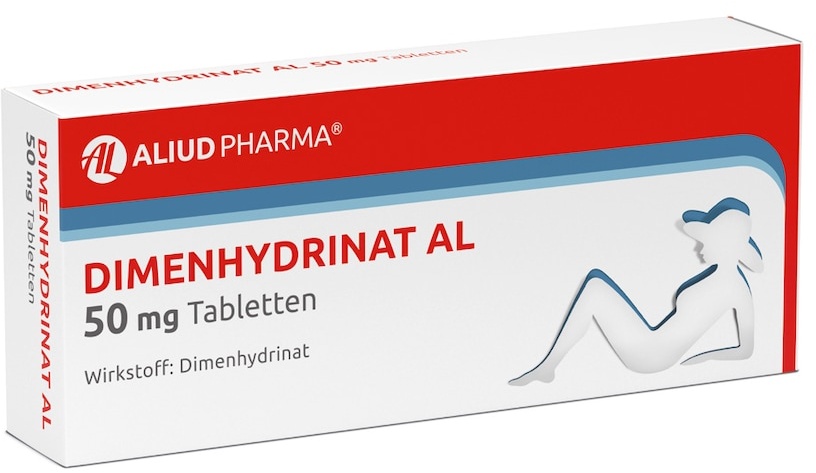 ALIUD Pharma DIMENHYDRINAT AL 50 mg Tabletten Verdauung