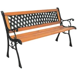 Garden Pleasure Gartenbank »Windsor« für 2 Personen braun, 125x74 cm