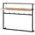 MASSIVMOEBEL24.DE Wandgarderobe Melbourne 100 x 30 x 80 cm Natur
