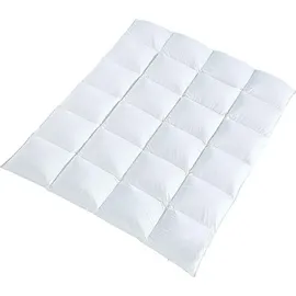 M&M Feather and Down 200x200 cm 1200 Gr. 90% Daunen BETT Daunendecke Daunendecken Decken Decke Bett Bettdecke Zudecke Steppdecke Daunen Winterdecke Jahresdecke Welt-der... | weiß