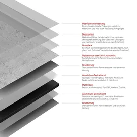 Schulte Duschrückwand Set über Eck, Stein Grau-hell, 2 x 210 cm, Wandverkleidung - Aluminiumverbundplatte, fugenloser Fliesenersatz - Grau