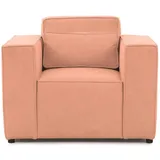 Fun Möbel Sessel Waldo Stoff Brooklyn 1-St. 72 x 80 x 80 cm Rosa