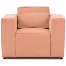 Fun Möbel Sessel Waldo Stoff Brooklyn 1-St. 72 x 80 x 80 cm Rosa