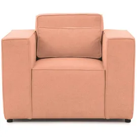 Fun Möbel Sessel Waldo Stoff Brooklyn 1-St. 72 x 80 x 80 cm Rosa