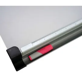 Mendler Kinderschreibtisch Oxford 75 x 50 cm Kiefer lackiert grau