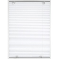 Dachfensterplissee GARDINIA Plissees Gr. 122 cm, zweiseitig verschiebbar, 50,3 cm, weiß Dachfensterplissee Plissee Plissees ohne Bohren passend für Velux Dachfenster