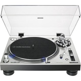 Audio-Technica LP140XPSVEUK Professioneller Manueller DJ-Plattenspieler mit Direktantrieb Zilve