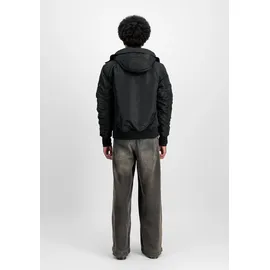 Alpha Industries MA-1 Hooded schwarz 54