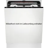 AEG Vollintegrierter Geschirrspüler 60 cm, Spülmaschine Serie 5000: AirDry Kein Nachtrocknen, Energieklasse B, Besteckschublade, personalisierte Zeit-Steuerung, 44 dB, Wasserstopp, 14 MG, FSE7572AP