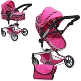 Moni Nano Puppenwagen Bella 9695 verstellbar