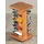 KESPER Gewürzkarussell 8 leere Gläser aus Bambus, Braun, 15 x 25,5 x 13 cm