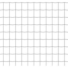 vidaXL Eurozaun 10 x 0,8 m Grau/Stahl