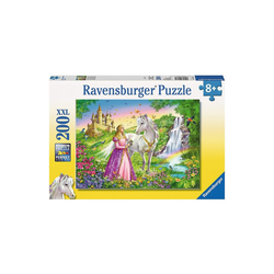 Ravensburger Puzzle Puzzle, 200 Teile XXL, 49x36 cm, Prinzessin mit, Puzzleteile