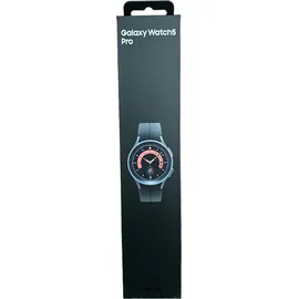 Samsung Galaxy Watch5 Pro Black Titanium 45 mm BT D-Buckle Sport Band Black M/L