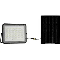 V-Tac VT-120W 7826 LED-Flutlichtstrahler, Solarmodul 15 W Neutralweiß Schwarz