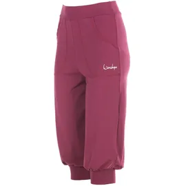 Winshape Damen 3/4-High Waist-Trainingshose WBE12 in berry love | Gr.: XS