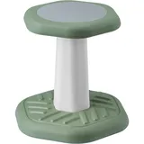Vevor Wackelstuhl Wackelhocker mini mit Schwammkissen, Kinderhocker verbessert Konzentration, Haltung und beruhigt Kinder, 70 kg belastbar Wackelhocker aus HDPE ideal für Schulen Zuhause Grün