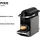 Krups Nespresso Pixie Redesign Kapselmaschine Titan/Schwarz