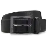 Boss Herrengürtel Leder schwarz 105