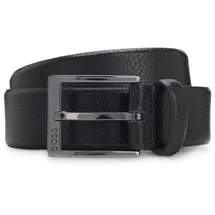 Boss Herrengürtel Leder schwarz 105