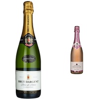 Brut Dargent Chardonnay Méthode Traditionnelle Sekt (1 x 0.75 L) & Crémant de Loire Rosé Brut - Lacheteau - 1x0,75l