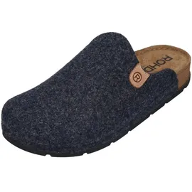 ROHDE Herren Pantoffel Memoryfußbett Hausschuh recycelter Softfilz H.Soave 6751, Größe:46 EU,